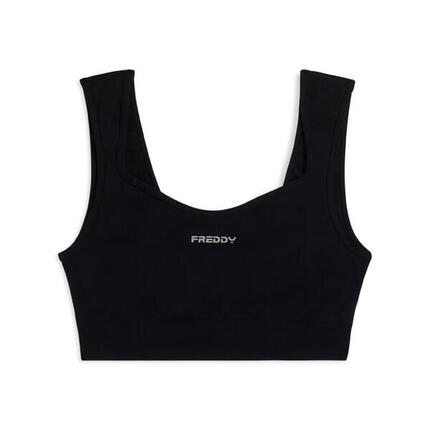 Brassière de sport avec col en forme de cœur, soutien léger