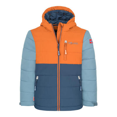 Kinder Winterjacke Hemsedal XT Wasserabweisend Mystikblau/Orange
