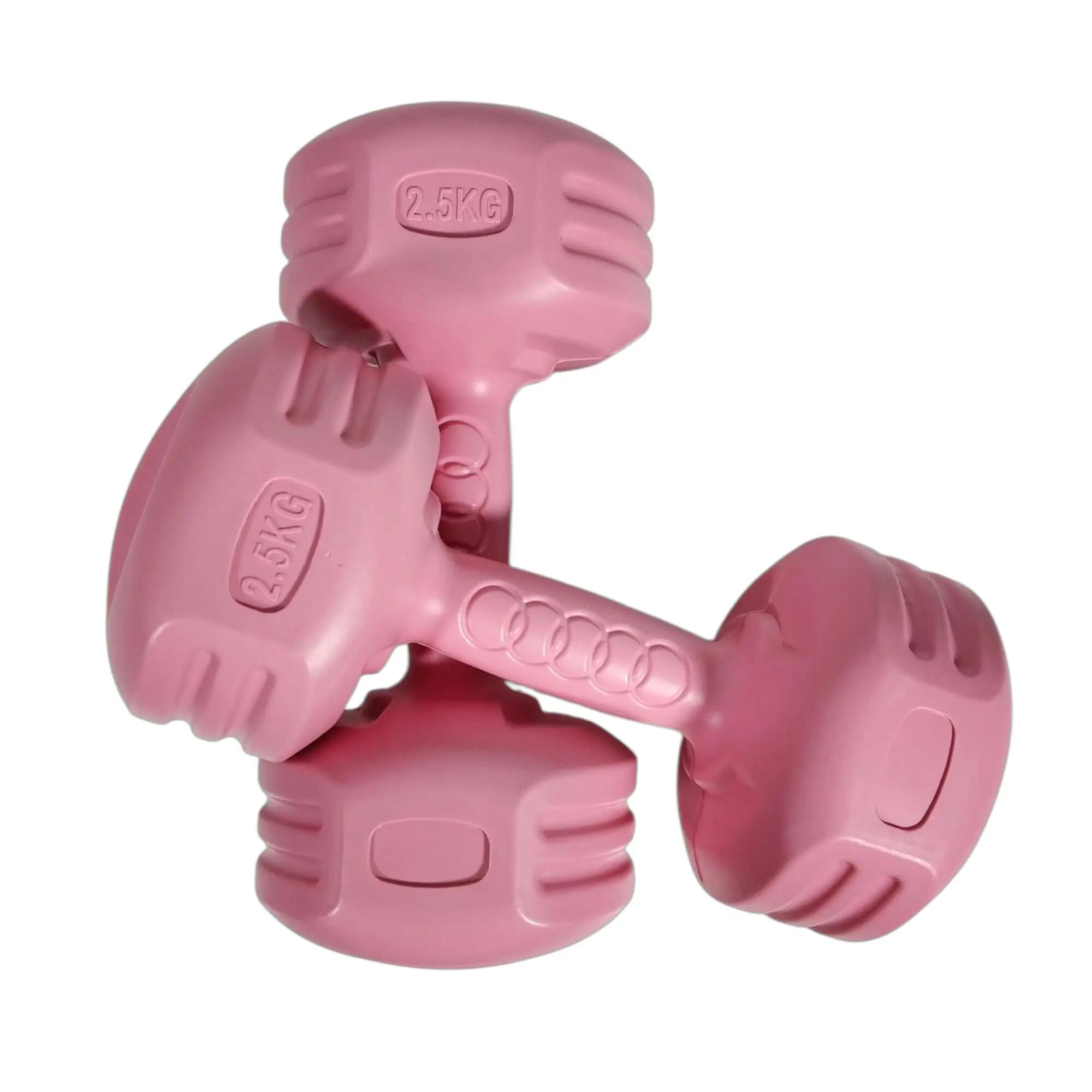 Set gantere fitness aerobic de 2,5 kg 3/5