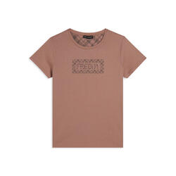 T-shirt avec logo et graphiques géométriques