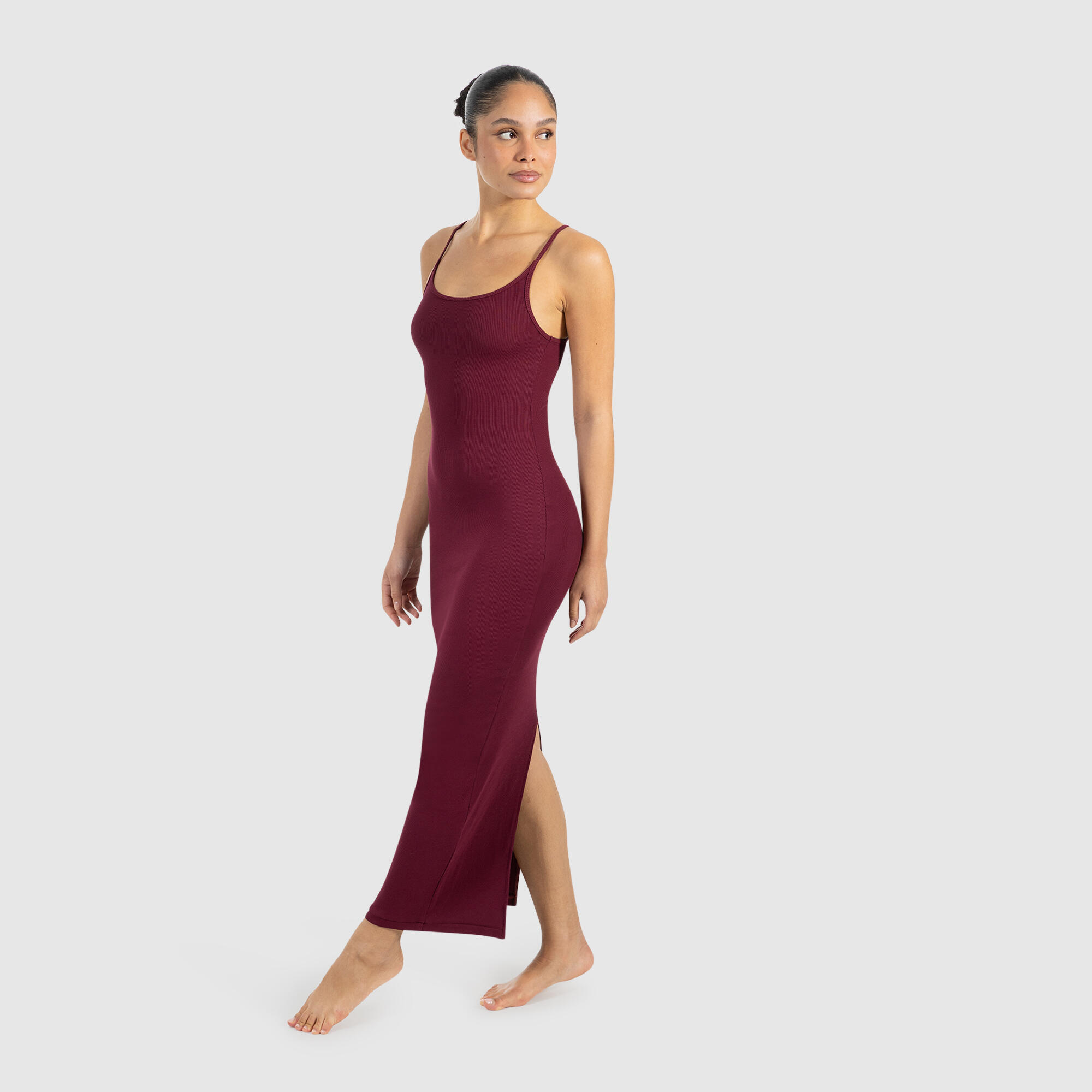 Damen Shirt Kleid Aveline Bordeaux 2/6