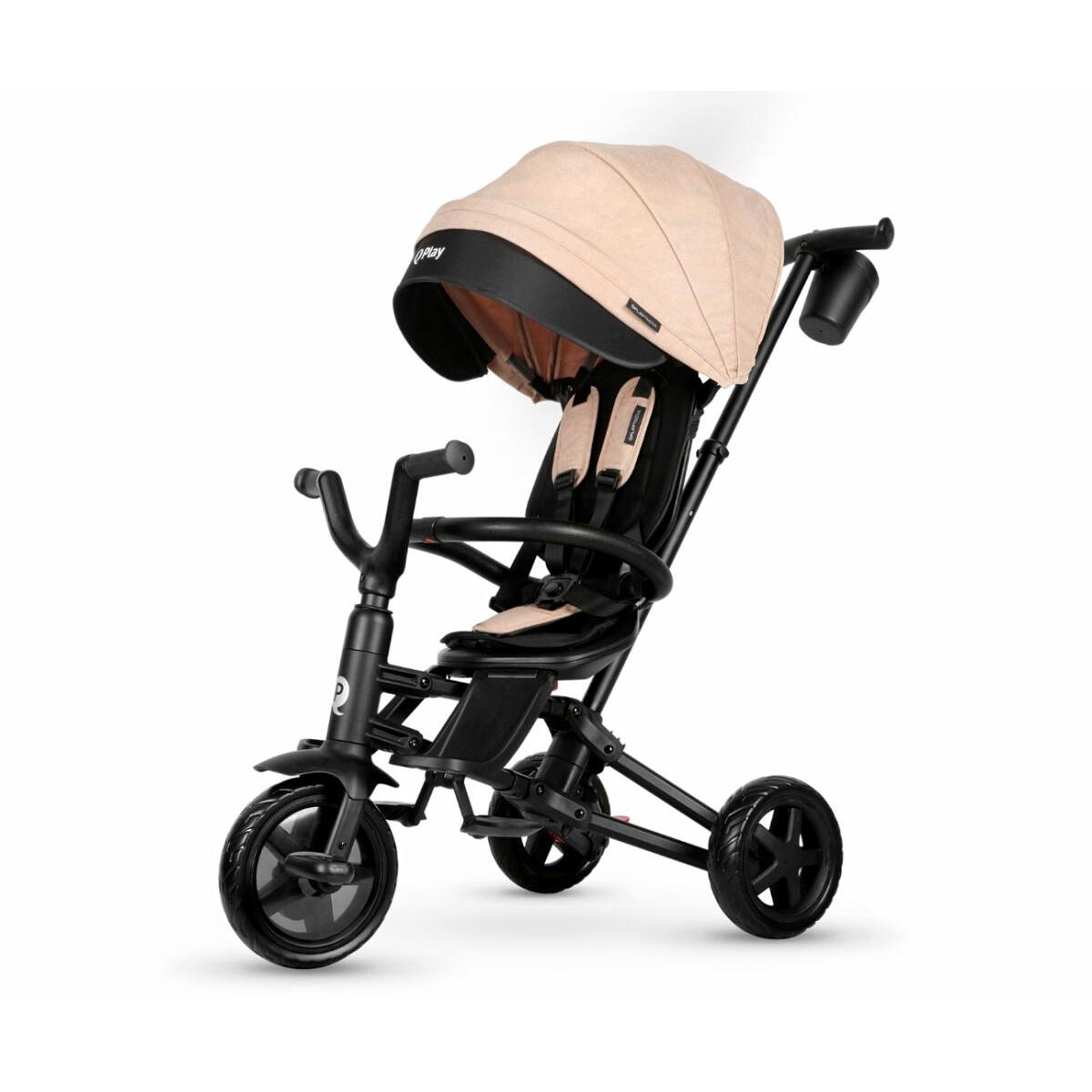 Qplay - Tricycle Qplay Nova Niello Kaki - Draisienne - Marron - Taille Unique - Decathlon