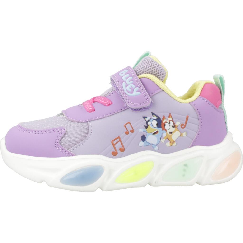 Zapatillas Niña Bluey by Garvalín 251856B Lilas Cierre Adherente 2/5