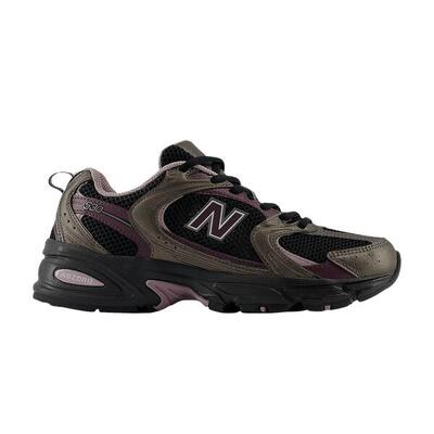 New balance 530 black metallic plum brown