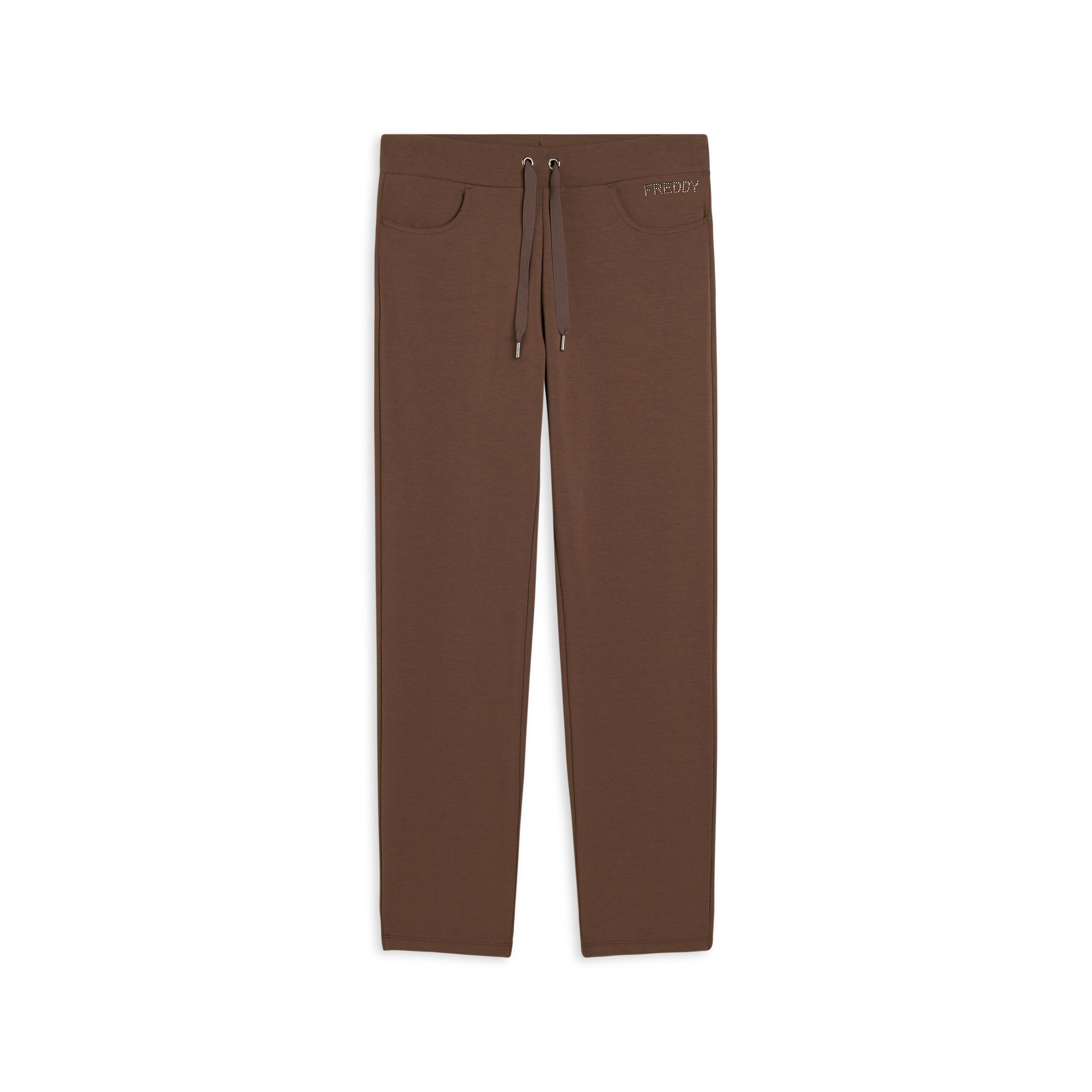 Freddy - Pantalon De Sport Pour Femmes Avec Poches Passepoilées Et Paillettes - Pantalons - Beige - Decathlon
