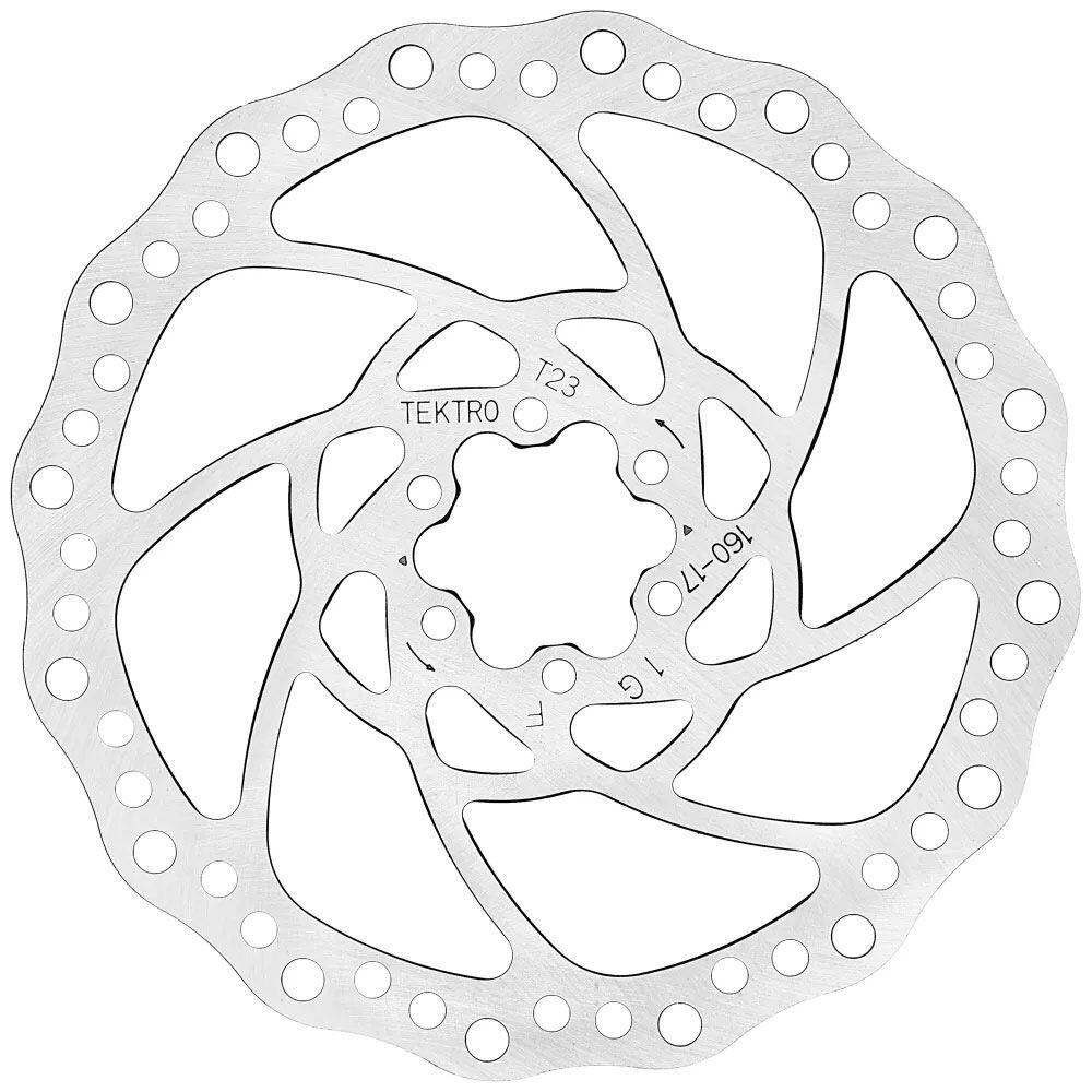 Tektro Disc Brake Rotor TR17 2.3mm 6 Bolt 160mm
