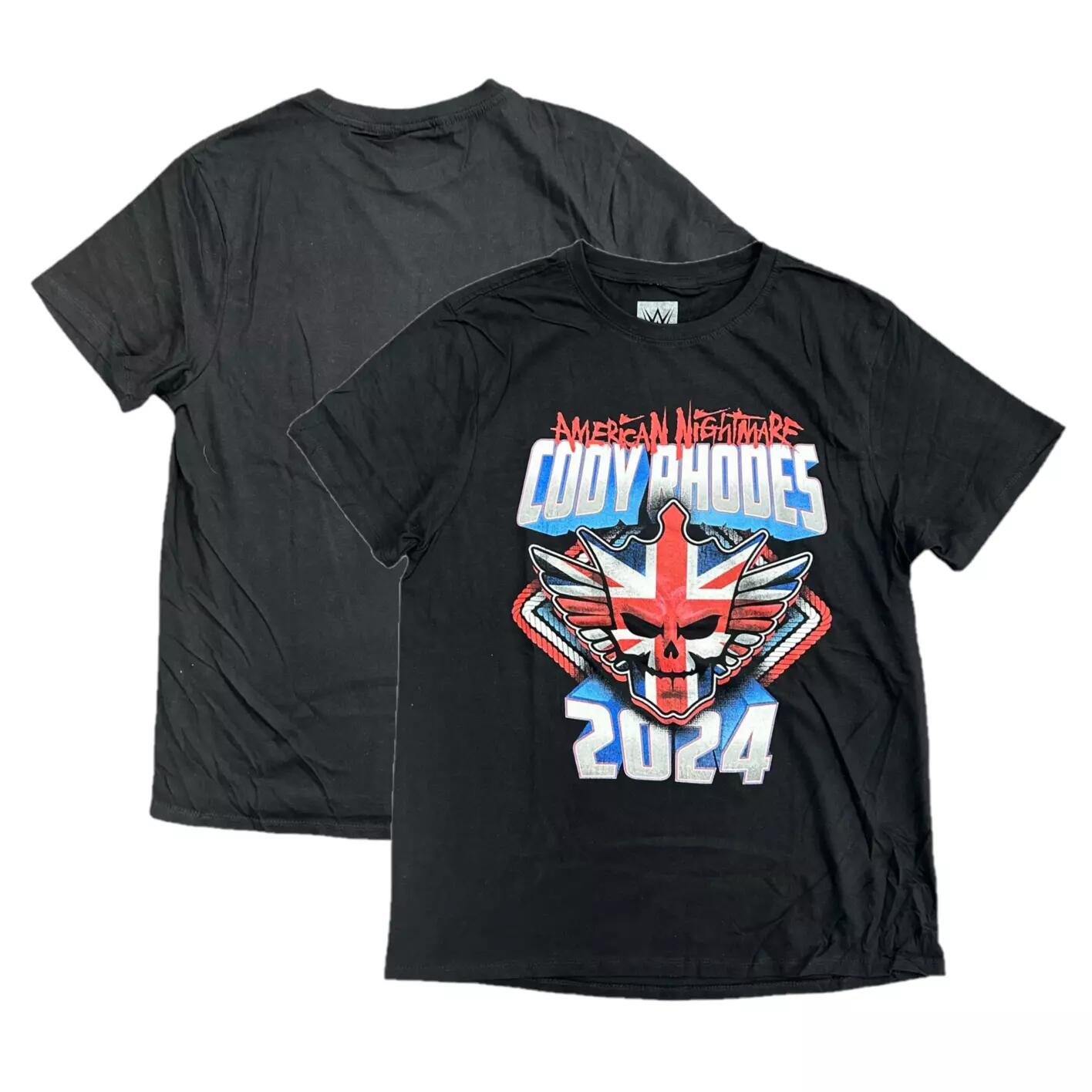 WWE 2024 日本公演コーディ・ローデス トーキョーナイトメア Tシャツ WWE 2024 日本公演コーディ・ローデス トーキョーナイトメア Tシャツ