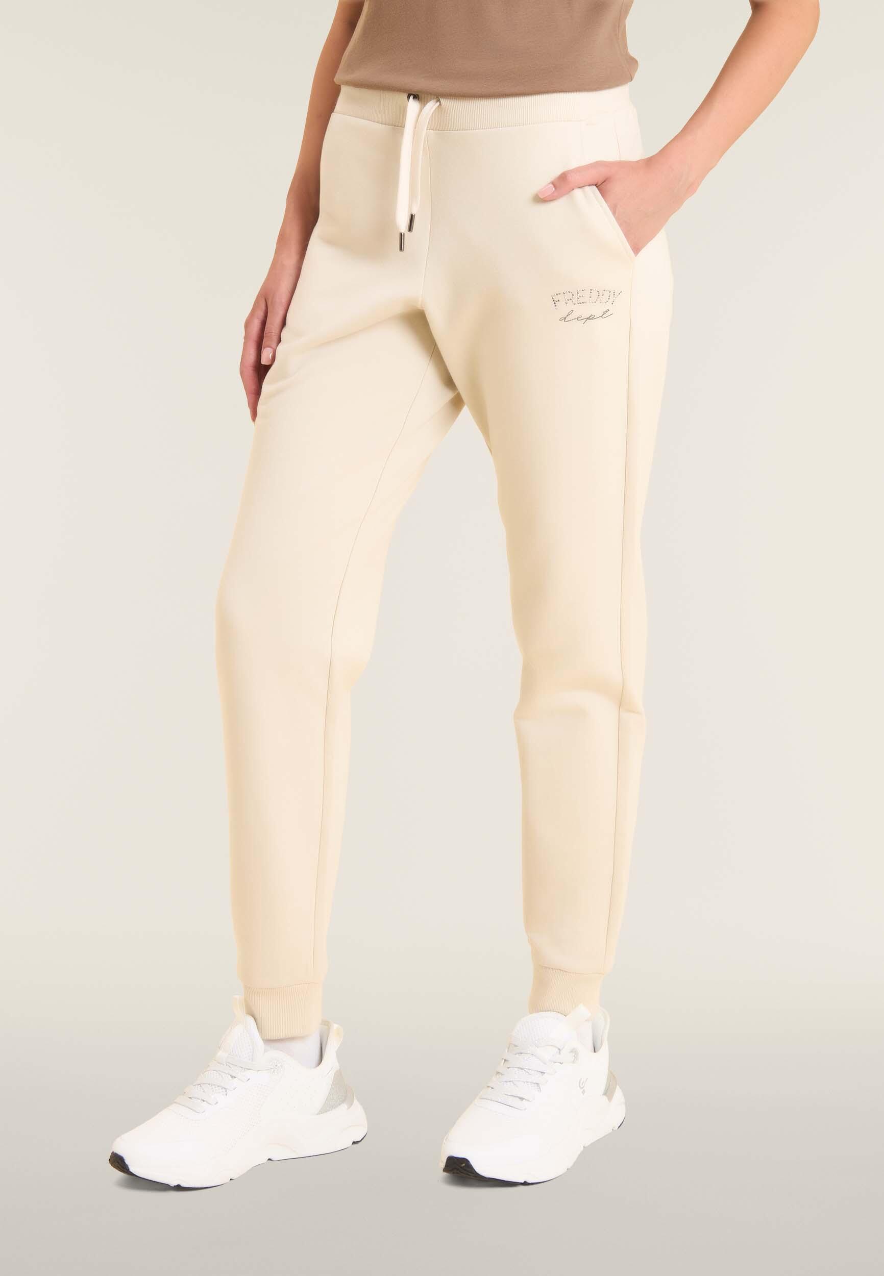 Pantalon de sport caractérisé par un bord avec bandes aux chevilles et cordon 2/5