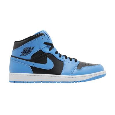 Jordan 1 Mid University Blue Black