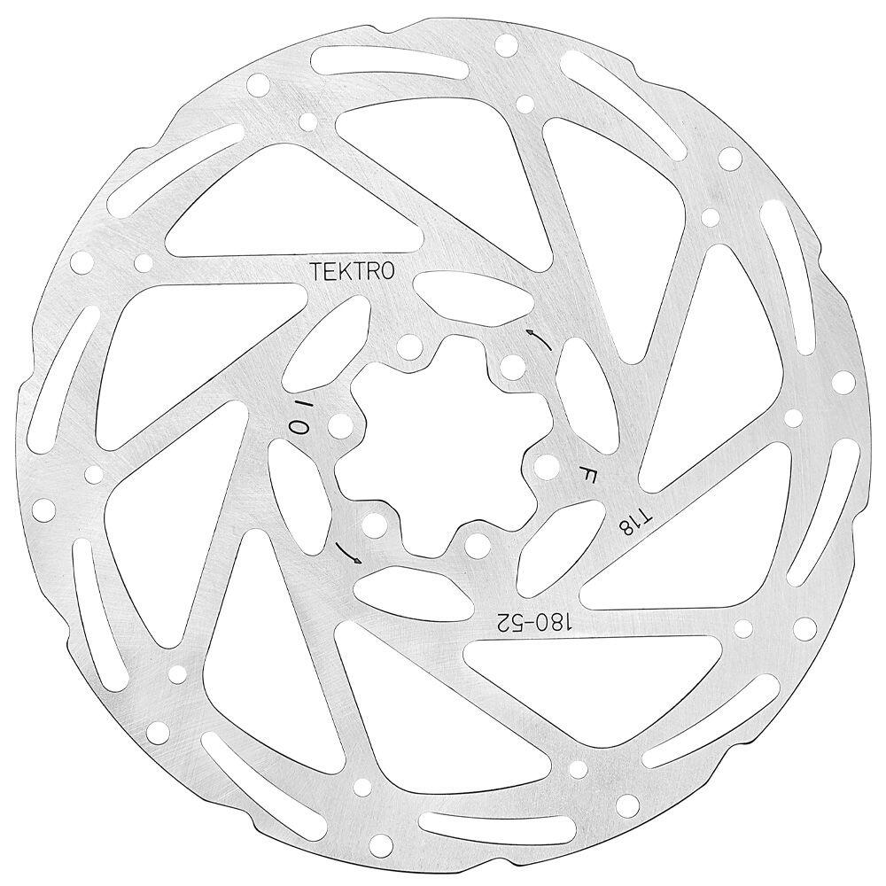 Tektro TR180-52 tarcza hamulcowa 180 x 1,85 mm srebrna
