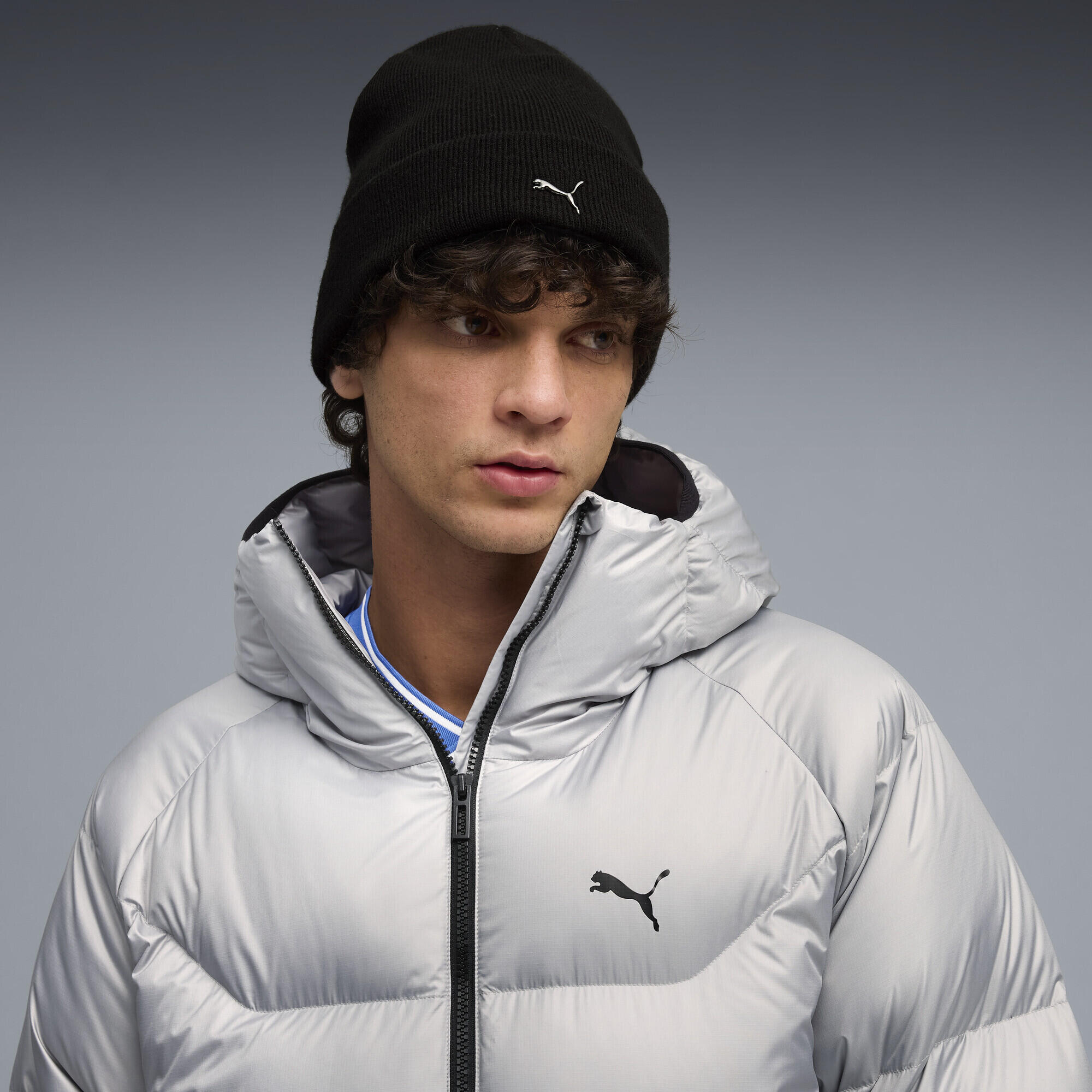 Głęboka czapka z metalowym logo PUMA CAT PUMA Black