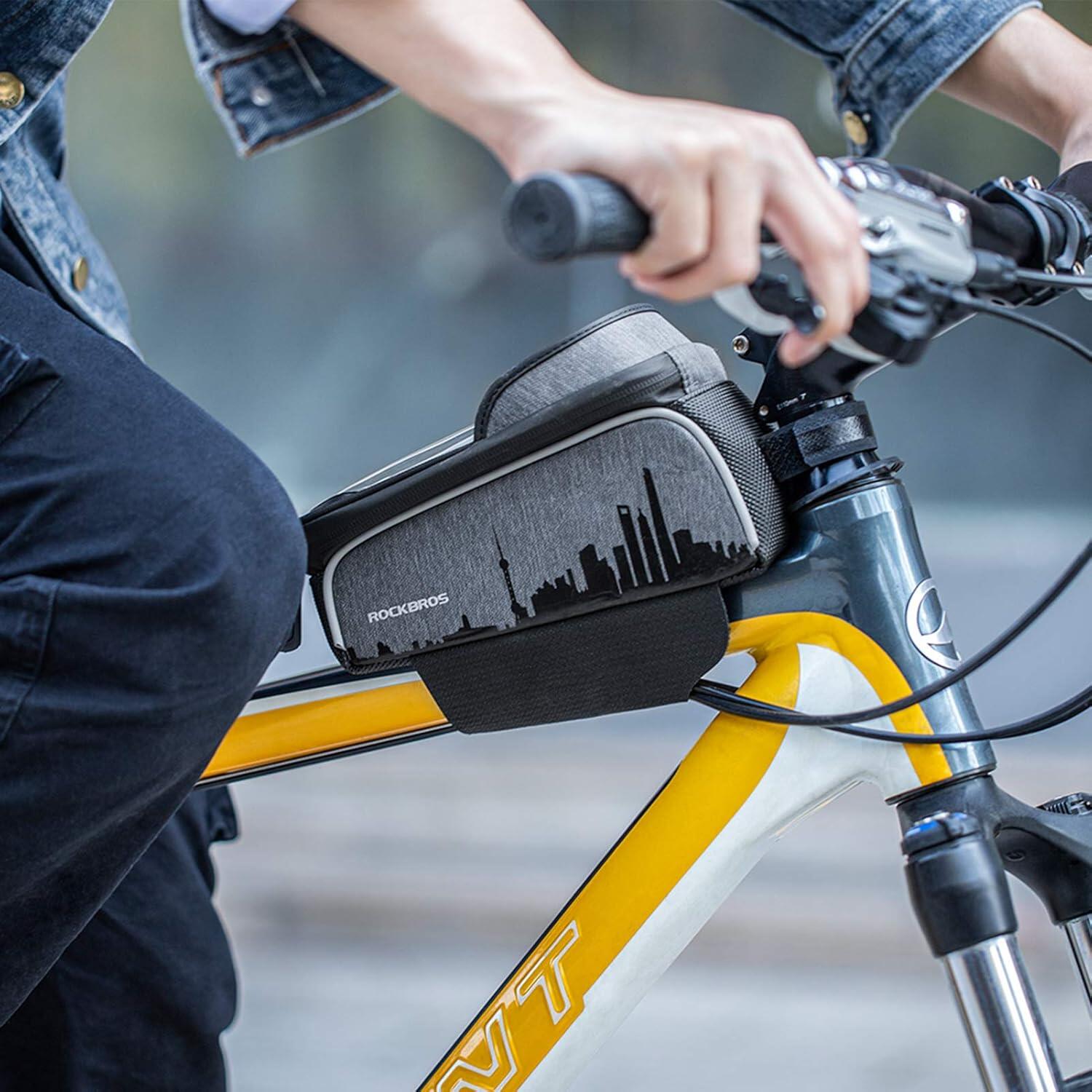 Borsa da telaio impermeabile e touch con visiera, 1,5L 2/7