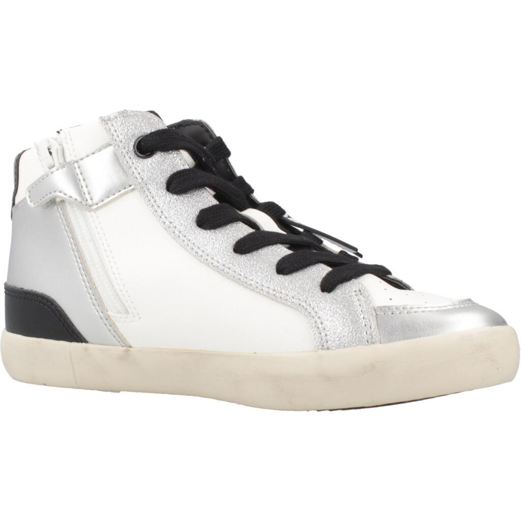 Baskets Geox Modèle J Gisli Girl Couleur Blanc 5/5