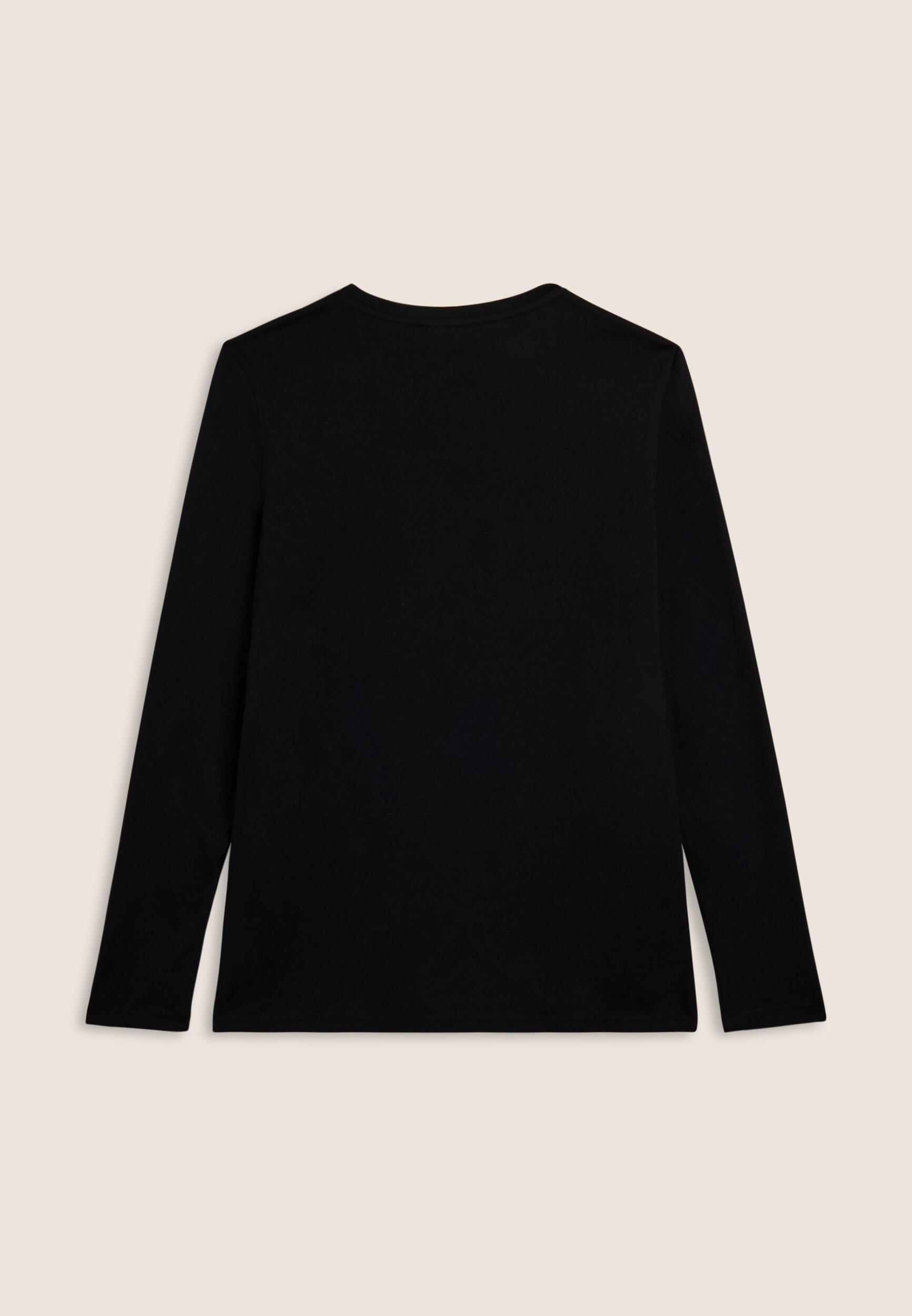 T-shirt comfort manica lunga con retro stampato 4/4
