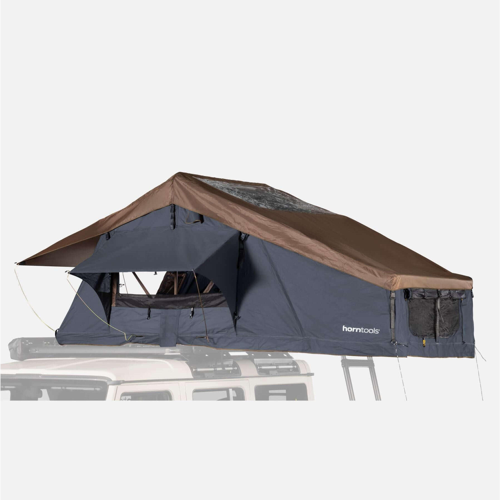 Horntools - Tente De Toit Elements Gen Ii – Couleur Ocean (140 Cm, Sans Auvent) - Tente De Toit - 2 Places - Decathlon