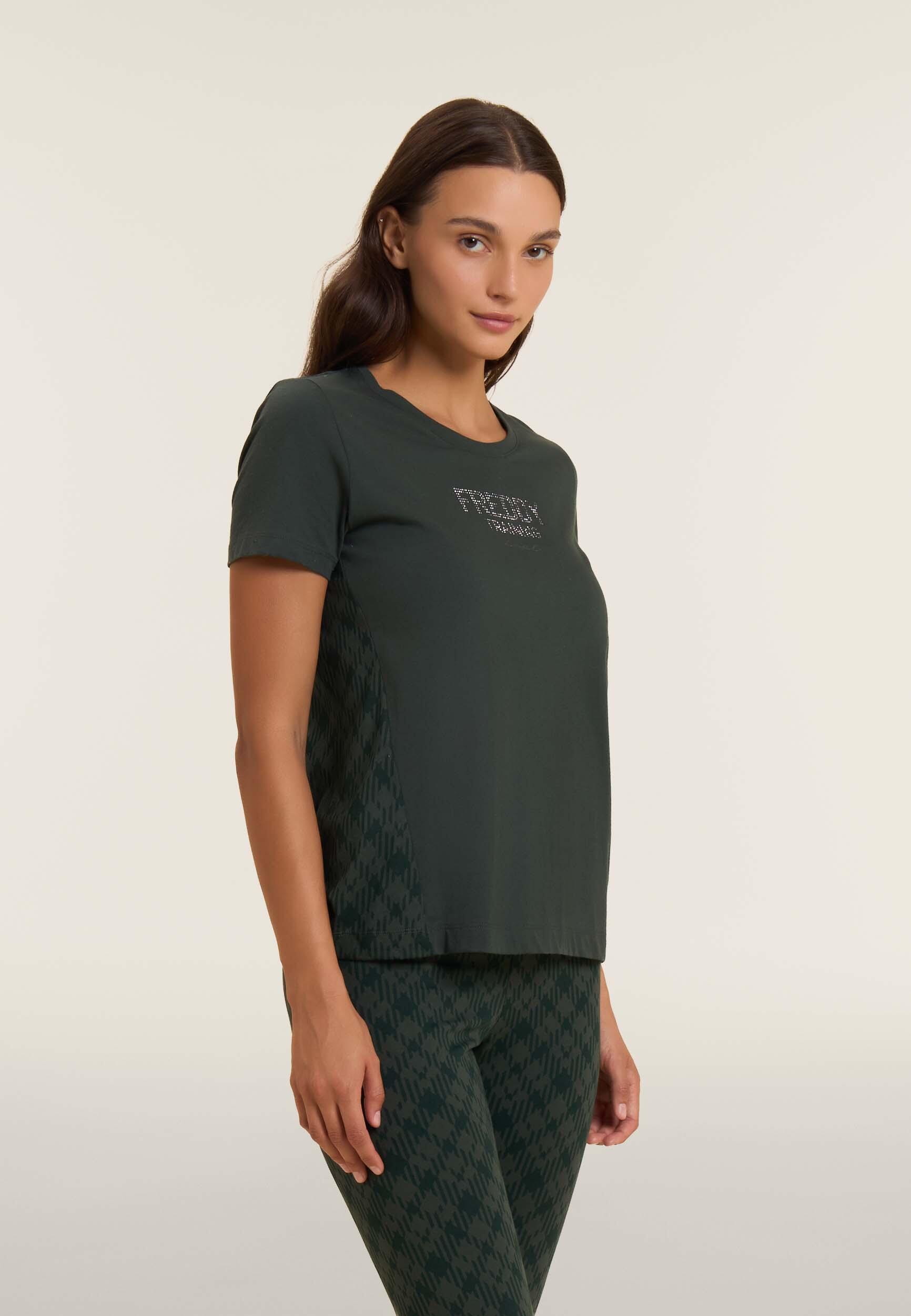 T-shirt raglan avec pièce décorative géométrique 2/4