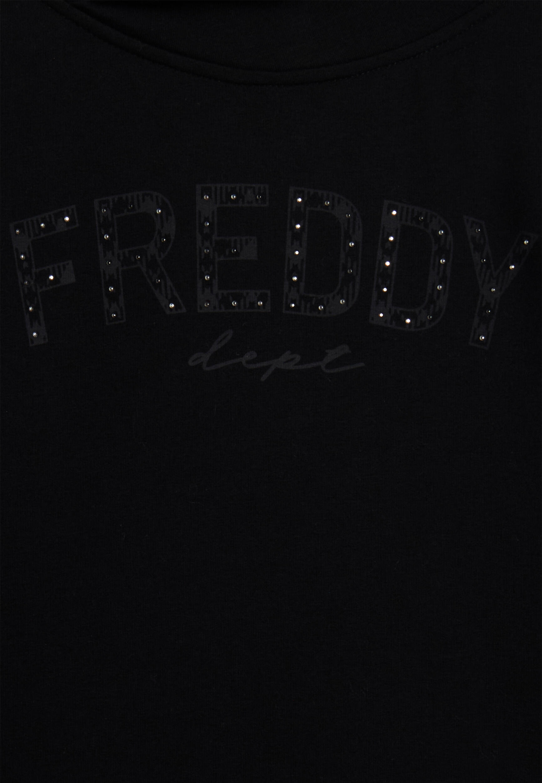 Sweat-shirt avec col croisé et bord asymétrique 3/3