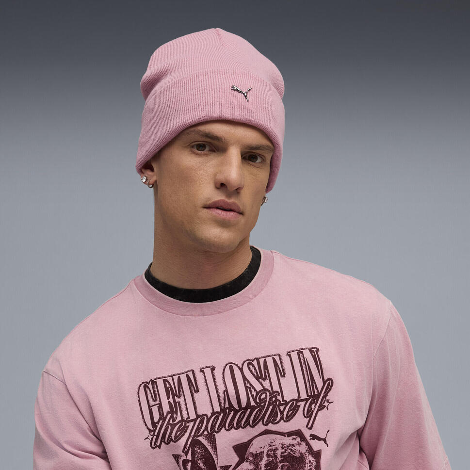 Głęboka czapka z metalowym logo PUMA CAT PUMA Poised Pink