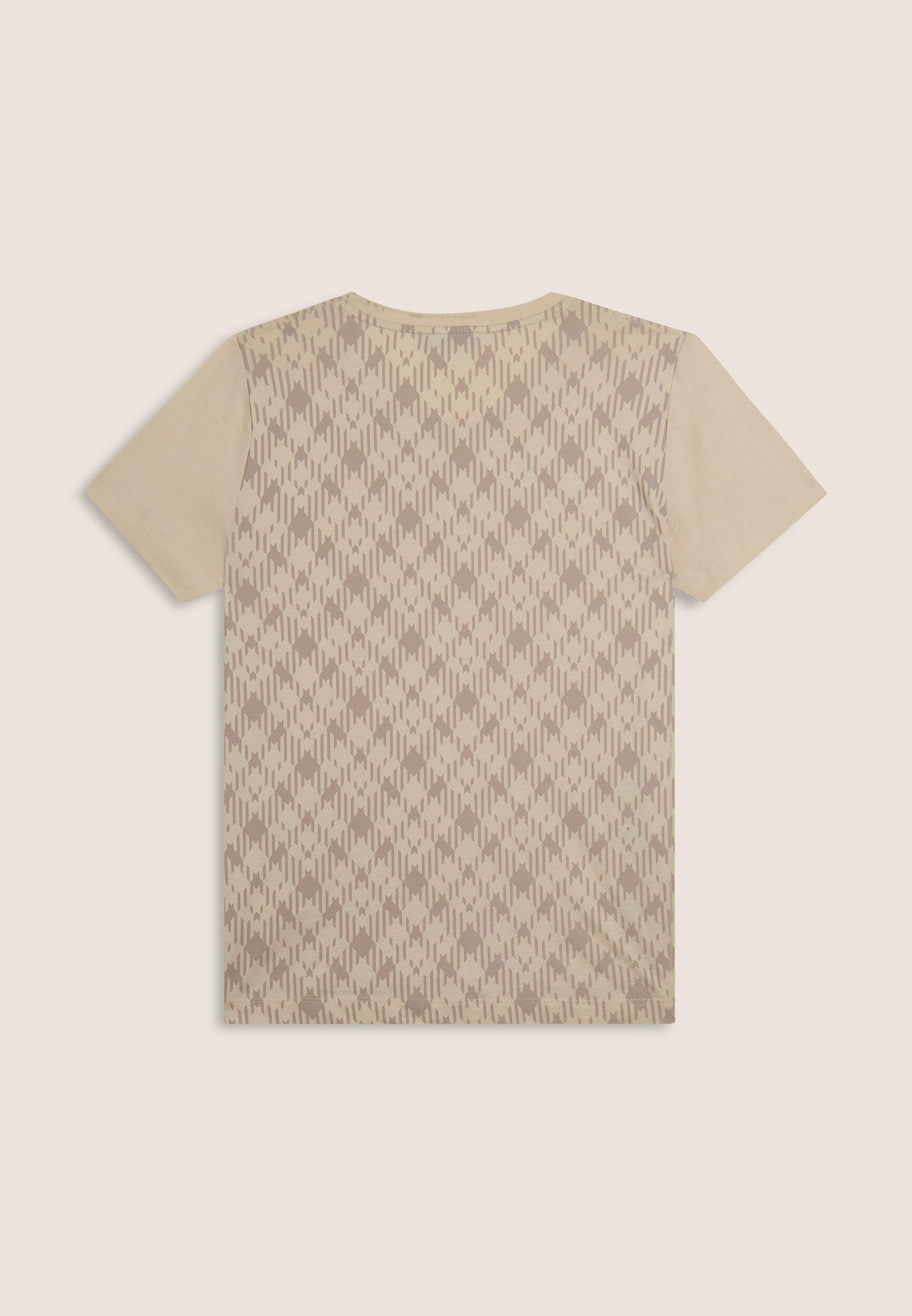 Camiseta raglán con inserción geométrica 4/4