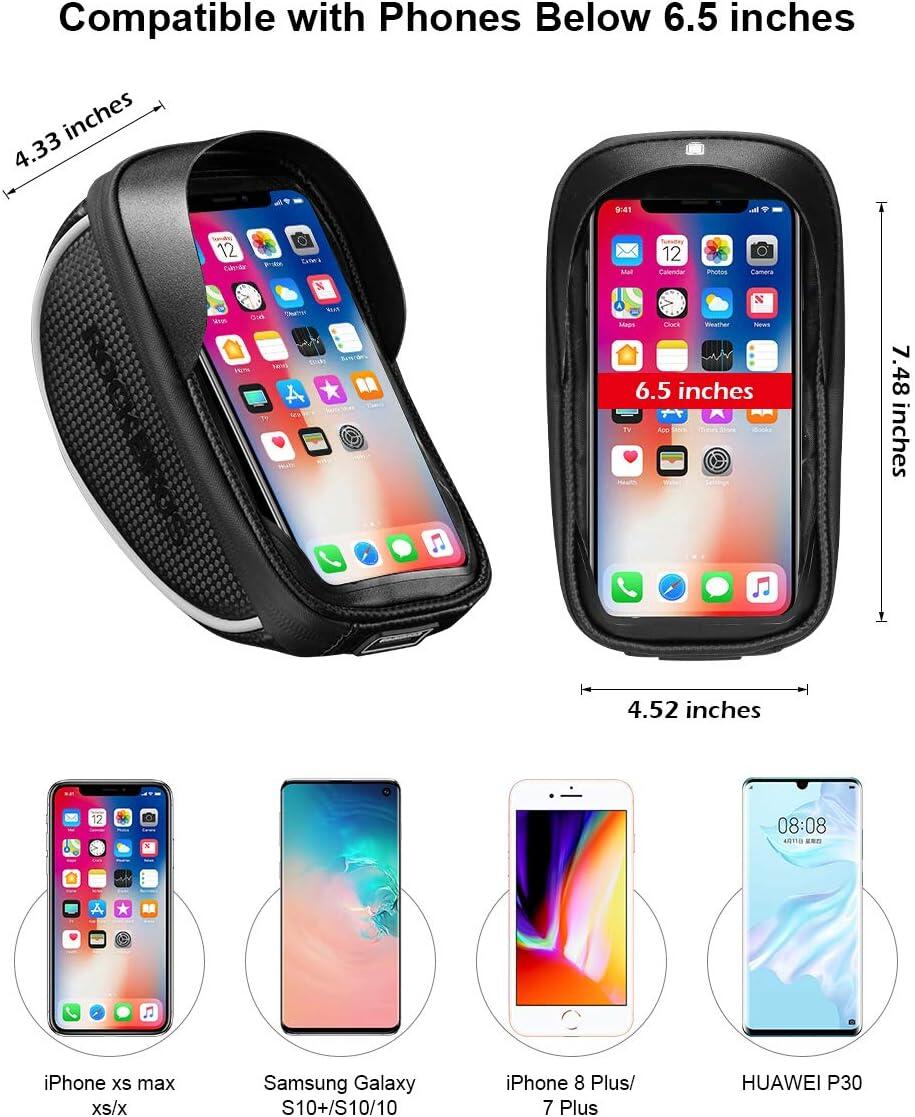 Telefoontas voor frame – Waterdicht en aanraakgevoelig 3/7