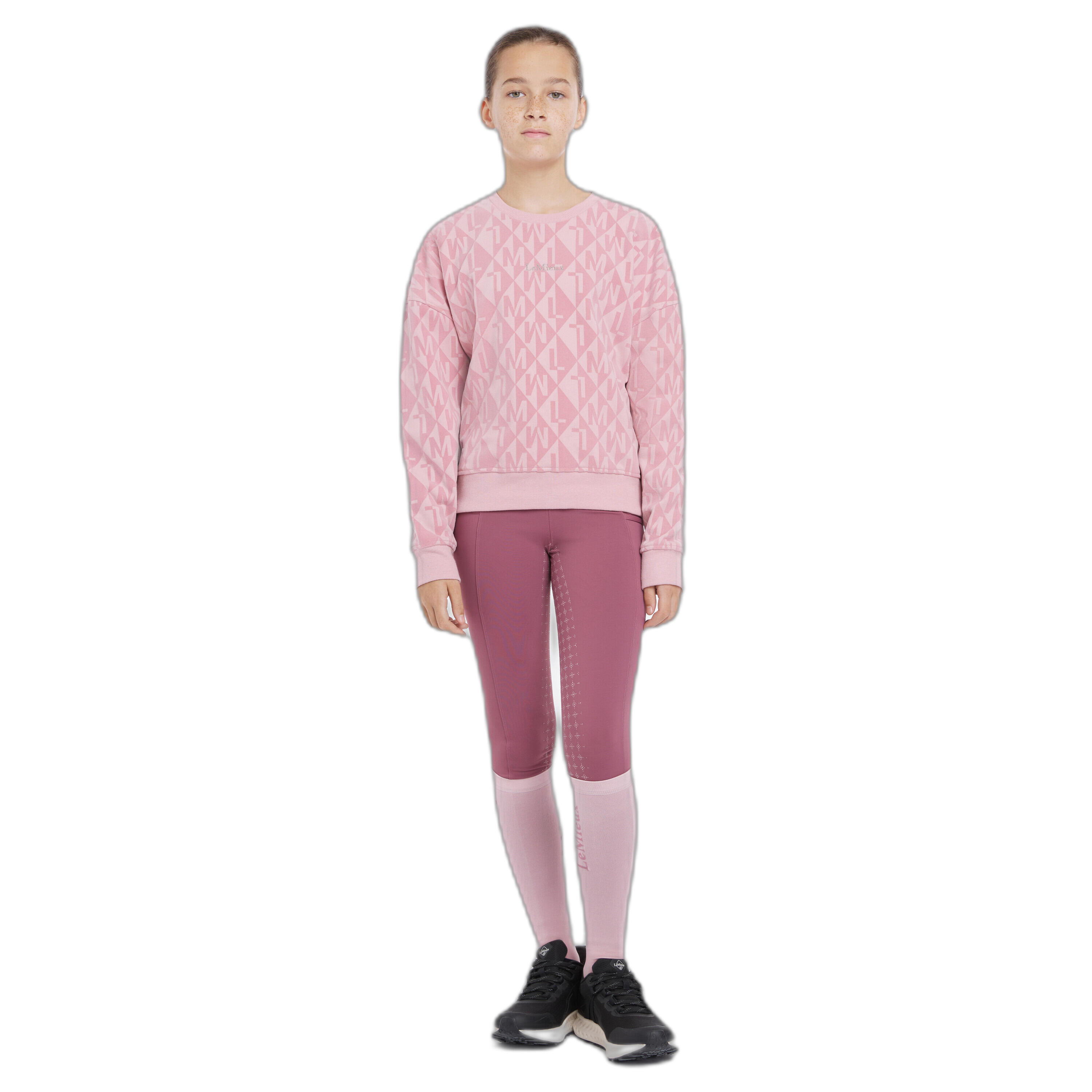 Ronde hals paardrij-sweater voor kinderen LeMieux Clea 2/4