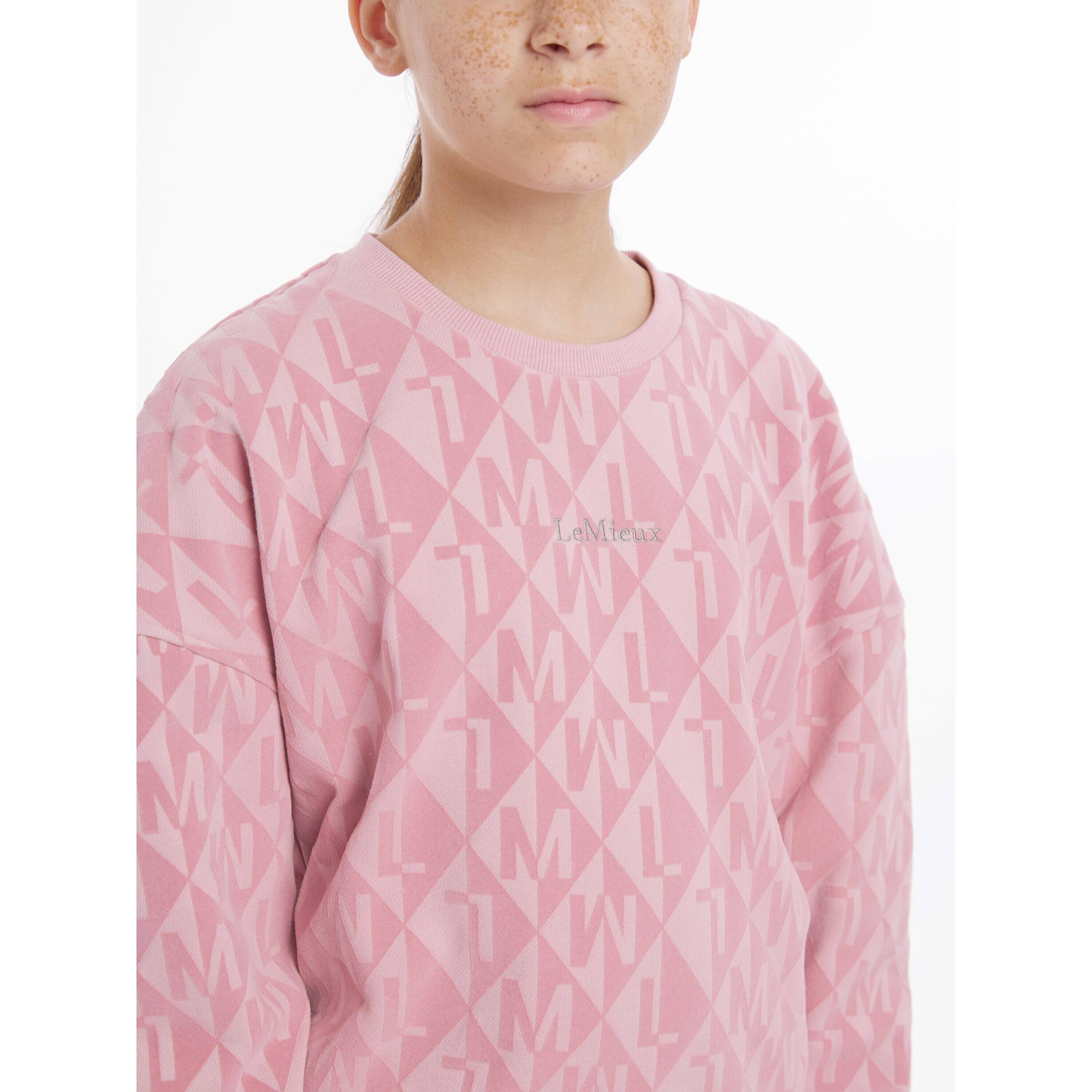Ronde hals paardrij-sweater voor kinderen LeMieux Clea 4/4