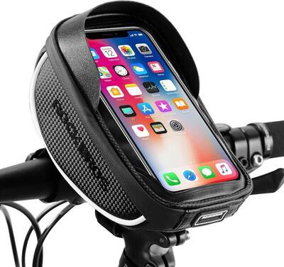 Borsa da telaio per telefono – Impermeabile e touchscreen