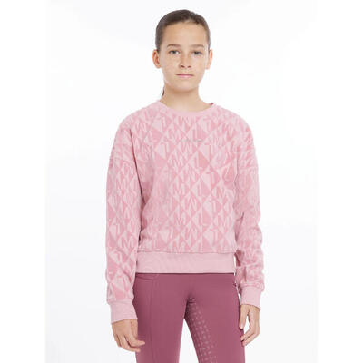 Ronde hals paardrij-sweater voor kinderen lemieux clea