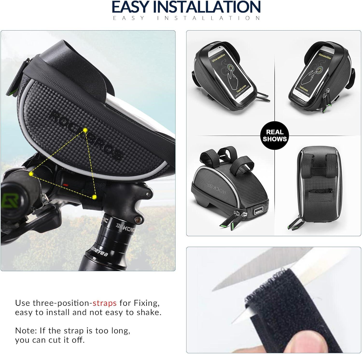 Telefoontas voor frame – Waterdicht en aanraakgevoelig 4/7