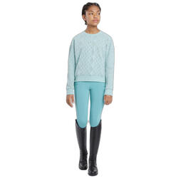 Sweatshirt équitation à col rond enfant LeMieux Clea