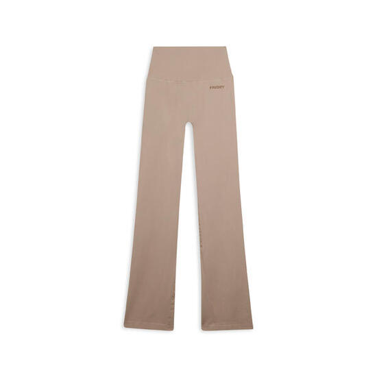 Leggings sportivi seamless a zampa con vita altissima