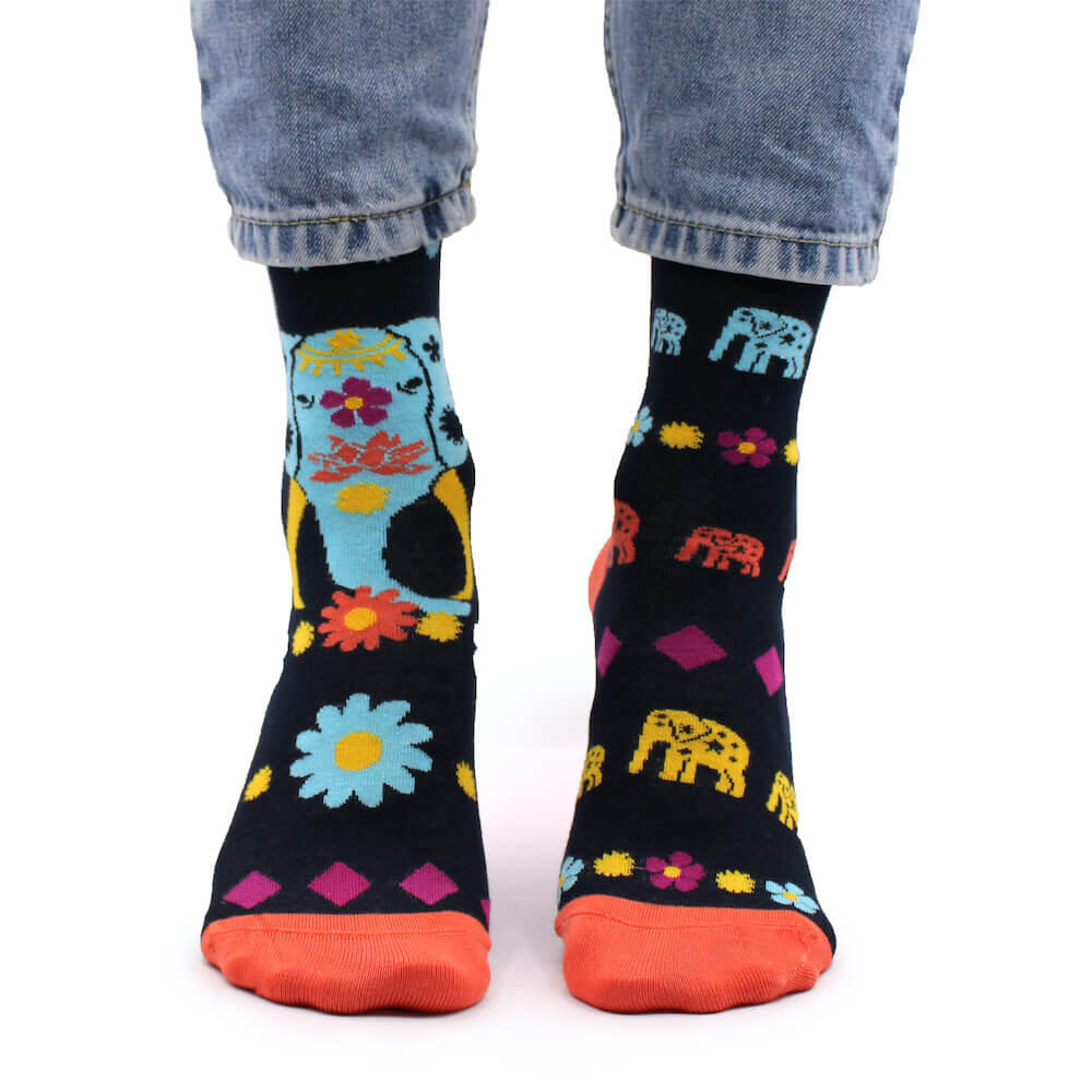 Calcetines de bambú Hop Hare - Elefante feliz 2/4