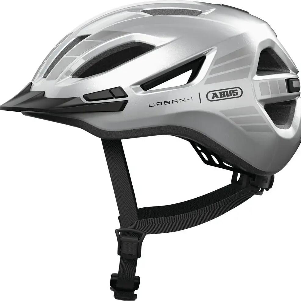 Bicycle helmet URBAN-I 4.0 LR signal silver L