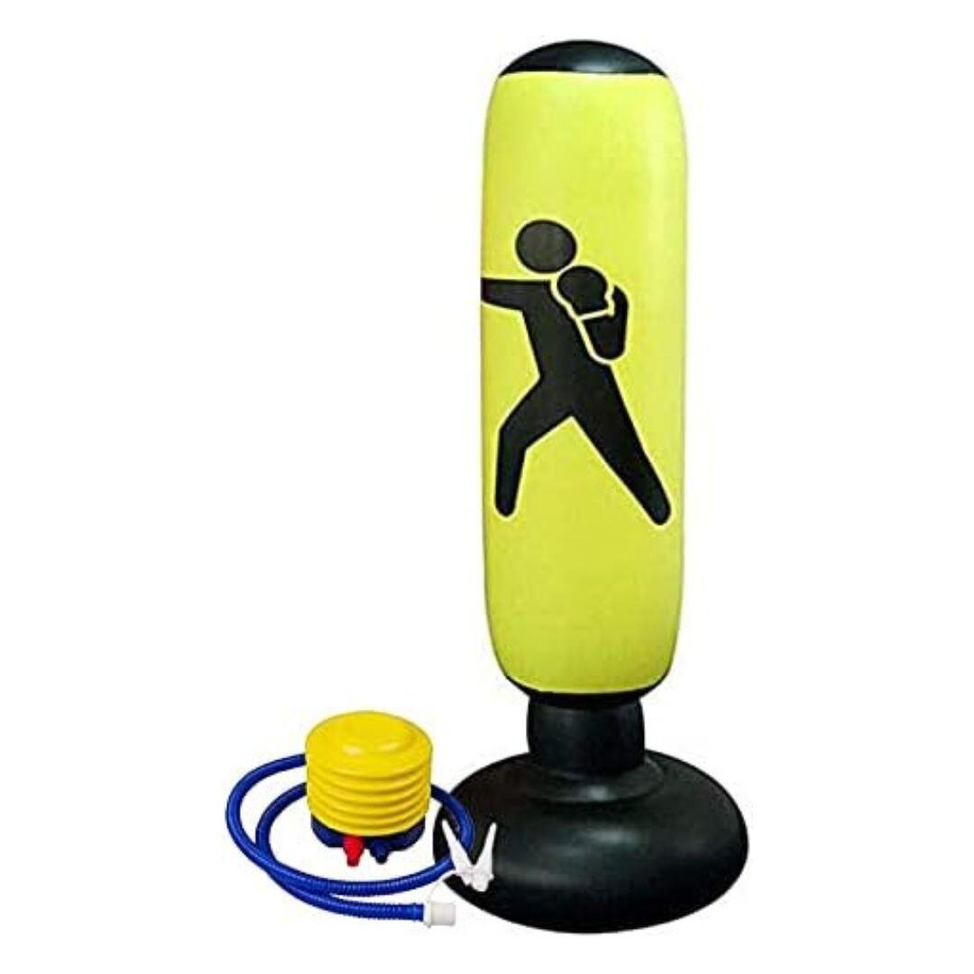 Inflatable Punching Bag, Yellow 2/4
