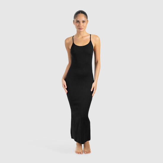 Damen Shirt Kleid Aveline Schwarz