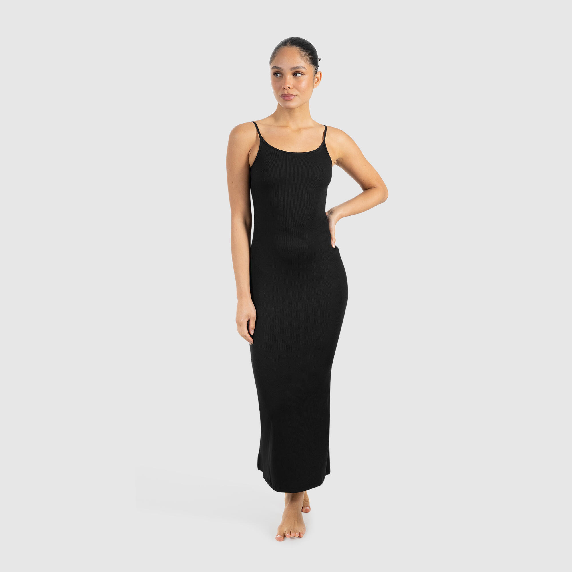 Damen Shirt Kleid Aveline Backless Schwarz 3/5