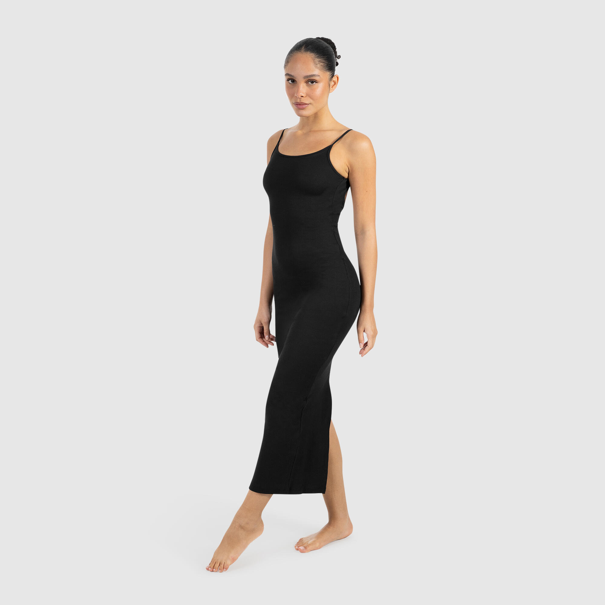 Damen Shirt Kleid Aveline Backless Schwarz 2/5