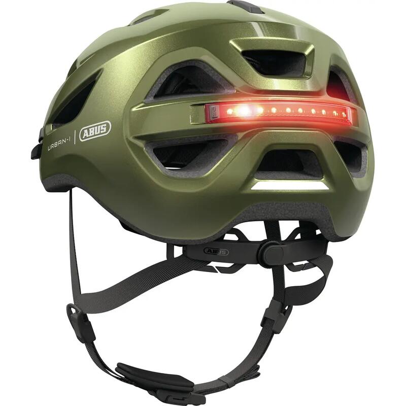 Cască ABUS Urban-I 4.0 - pepper green, M (54-58 cm)