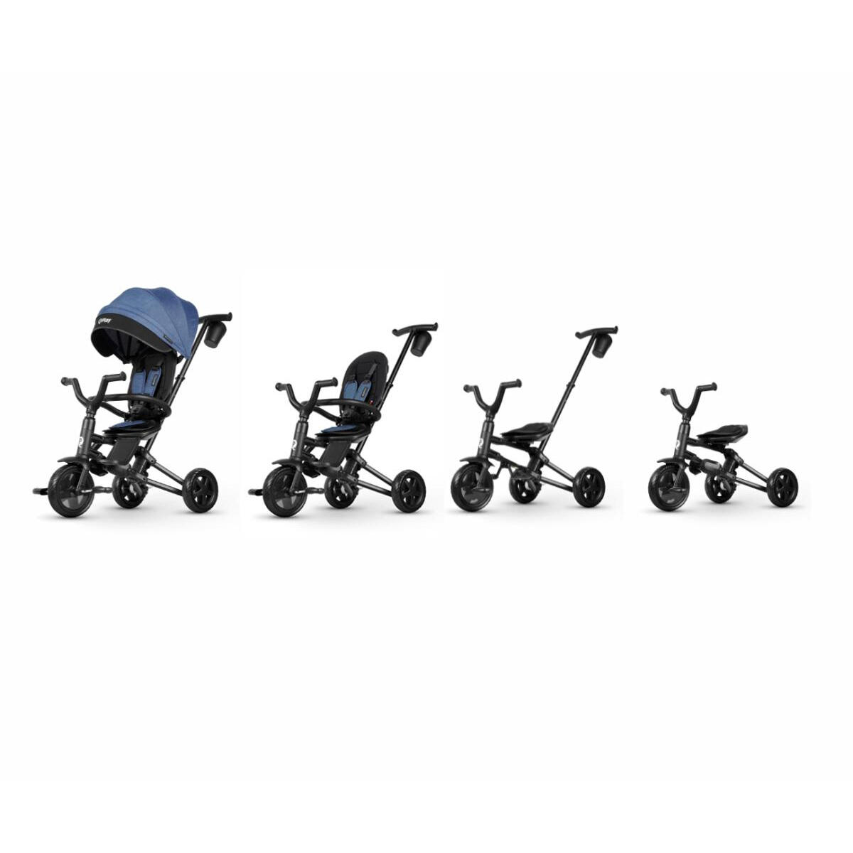 Tricycle Qplay Nova Niello Bleu 2/3