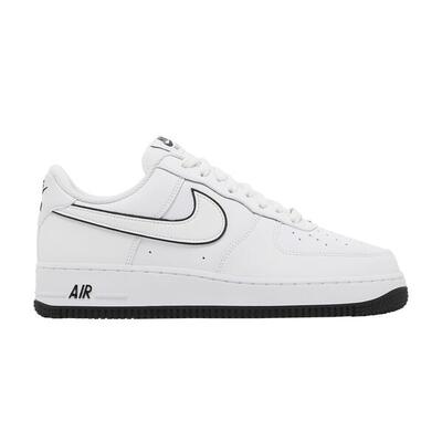 Nike Air Force 1 '07 Low White Black Outline Swoosh