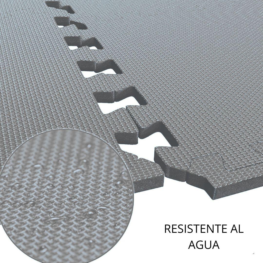 Pack de 4 Tapetes Protetores 60 x 60 x 1 cm, Cinza  Descrição: 6/7