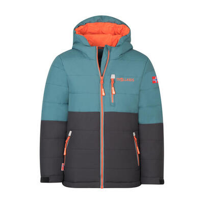 Kinder Winterjacke Hemsedal XT Wasserabweisend Mystikblau/Orange