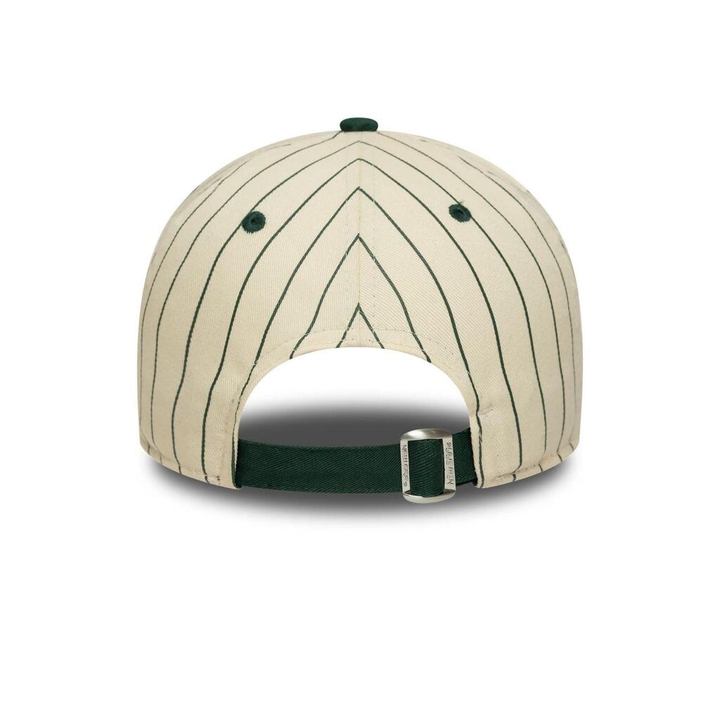 Bonnet New Era Modèle Oakland Athletics Mlb Pinstripe Dark Green 9twenty Couleur 4/5