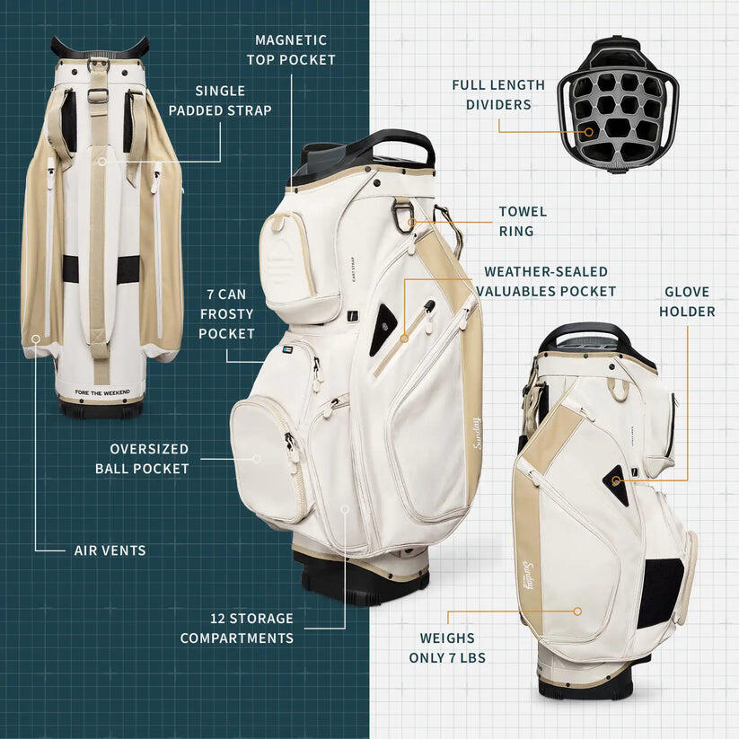 Big Rig Golf Bag - Amande grillée 2/7