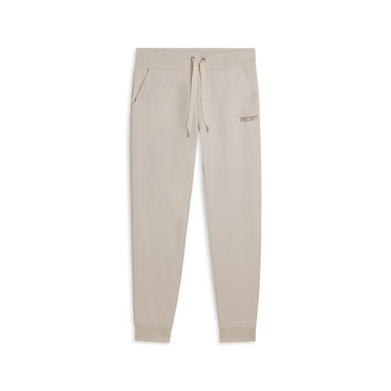 Pantalon de sport pour femmes avec bandes aux chevilles et paillettes bicolores