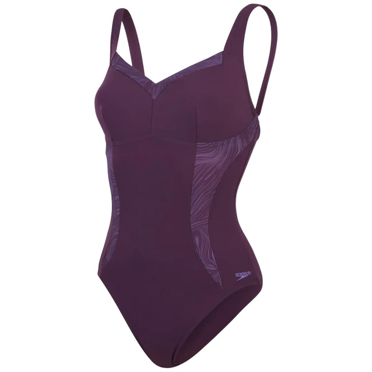 Strój kąpielowy damski Speedo Shaping LunaElustre fioletowy