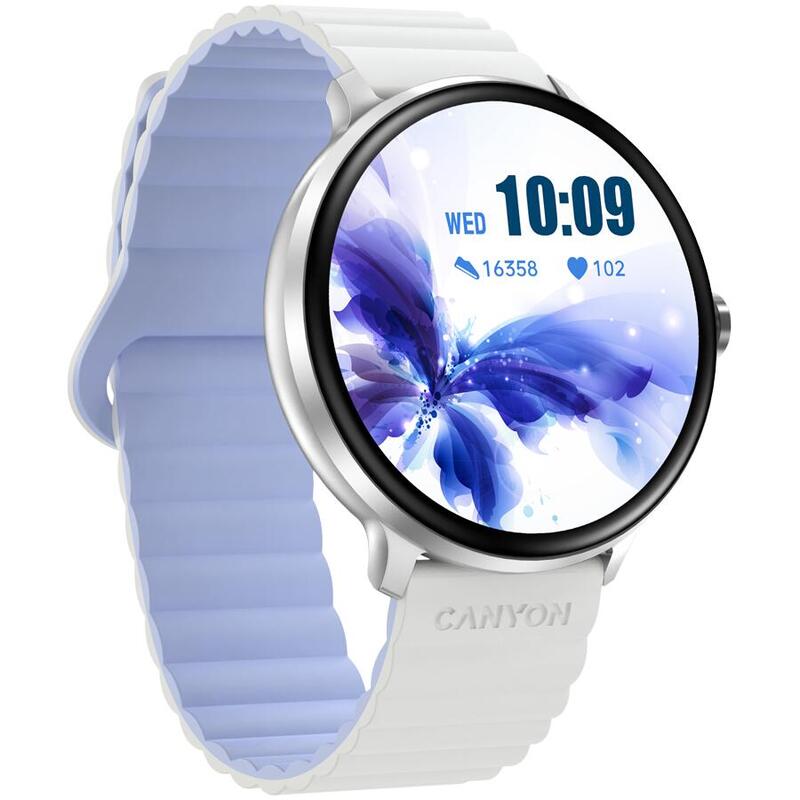 Smartwatch CANYON Jacky SW-69, Ecran LTPS 1.3", Bluetooth, 380+ Fete de ceas