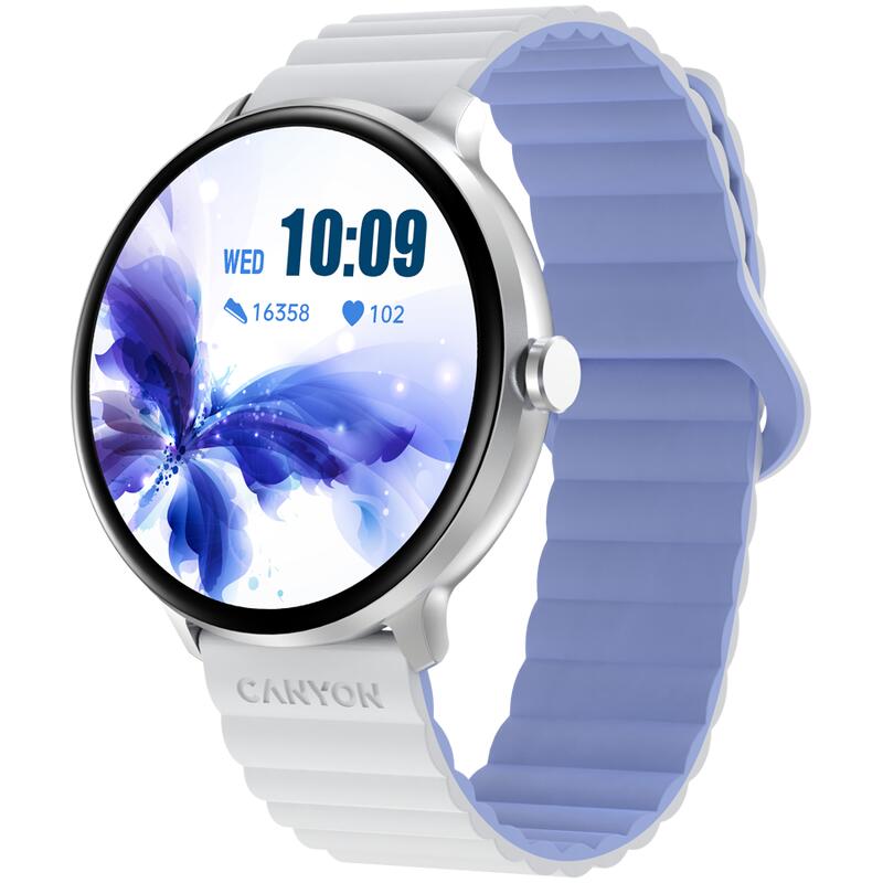 Smartwatch CANYON Jacky SW-69, Ecran LTPS 1.3", Bluetooth, 380+ Fete de ceas