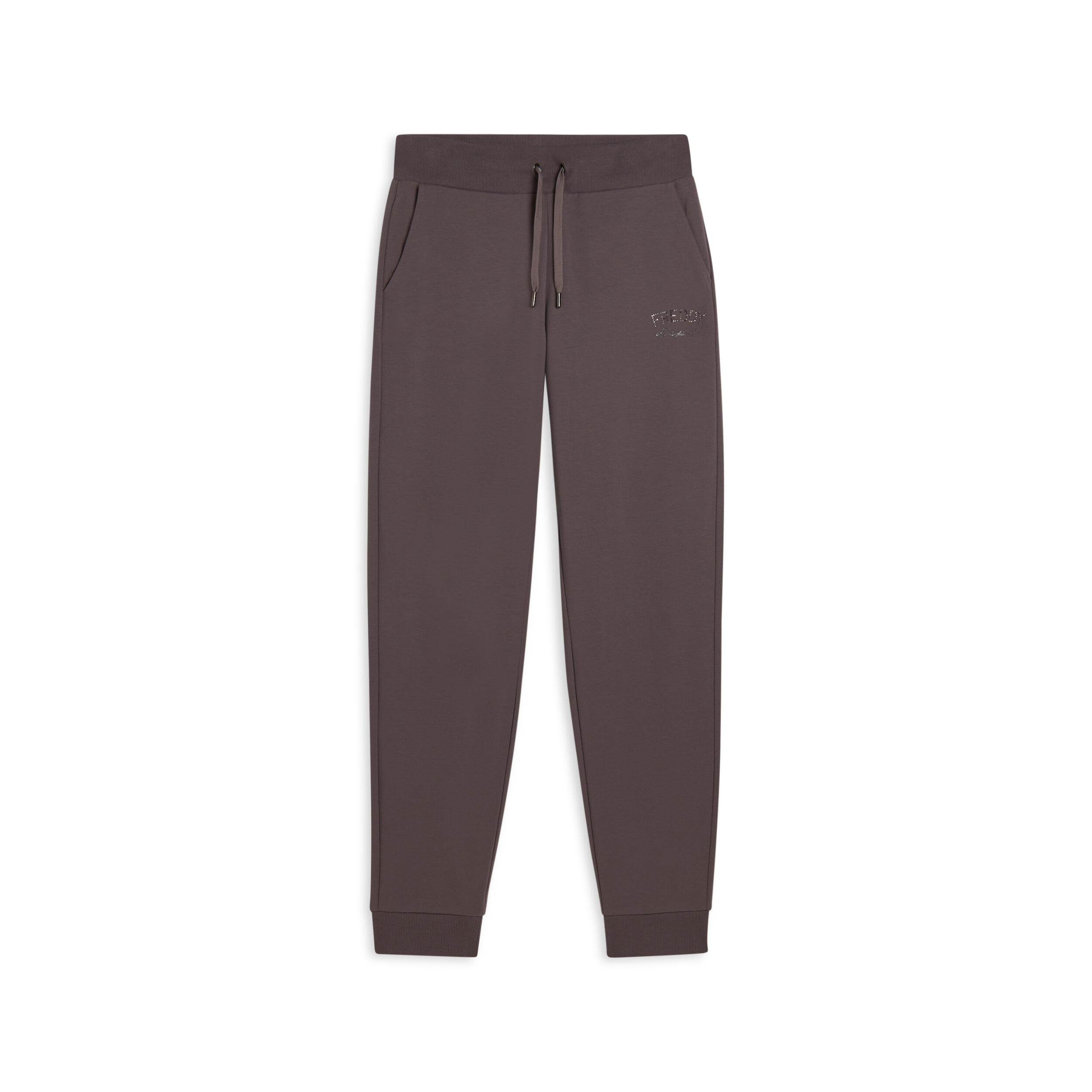 Freddy - Pantalon De Sport Caractérisé Par Un Bord Avec Bandes Aux Chevilles Et Cordon - Pantalons - Gris - Decathlon