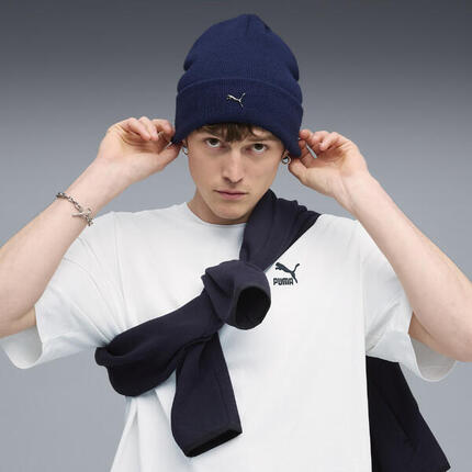 Bonnet à couronne haute avec logo PUMA CAT en métal PUMA